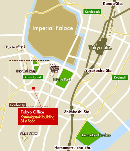 Tokyo office Zoom-Out Map
